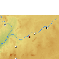 Nearby Forecast Locations - Mbandjock - Map