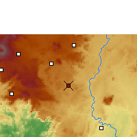Nearby Forecast Locations - Bangangté - Map