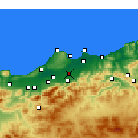 Nearby Forecast Locations - Sidi Moussa - Map