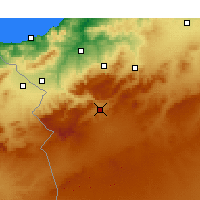 Nearby Forecast Locations - Sebdou - Map