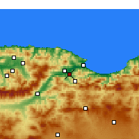 Nearby Forecast Locations - Amizour - Map