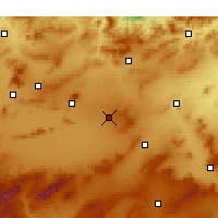 Nearby Forecast Locations - Aïn Beïda - Map