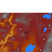 Nearby Forecast Locations - Boditi - Map