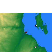 Nearby Forecast Locations - Bagamoyo - Map