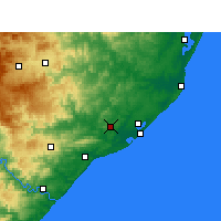 Nearby Forecast Locations - Empangeni - Map