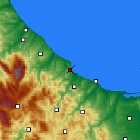 Nearby Forecast Locations - Vasto - Map