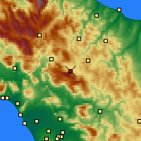 Nearby Forecast Locations - Bojano - Map