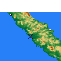 Nearby Forecast Locations - Koné - Map