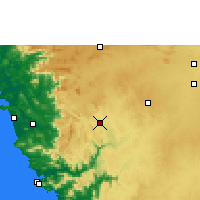 Nearby Forecast Locations - Dandeli - Map