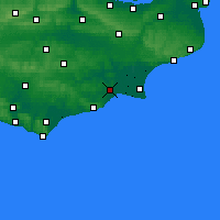 Nearby Forecast Locations - Rye - Map