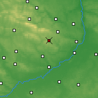 Nearby Forecast Locations - Iwaniska - Map