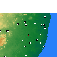 Nearby Forecast Locations - Kanchipuram - Map