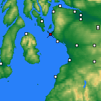 Nearby Forecast Locations - Firth of Clyde - Map