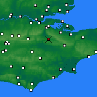Nearby Forecast Locations - Maidstone - Map