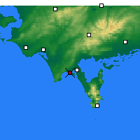 Nearby Forecast Locations - Sandy Point - Map