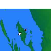 Nearby Forecast Locations - Monkey Mia - Map