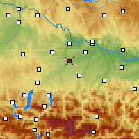 Nearby Forecast Locations - Wels - Map