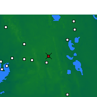Nearby Forecast Locations - Winter Haven's Gilbert Airport - Map