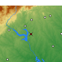 Nearby Forecast Locations - Anderson - Map