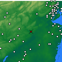 Nearby Forecast Locations - Trenton - Map