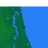 Nearby Forecast Locations - St Augustine - Map
