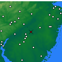 Nearby Forecast Locations - Mount Holly - Map