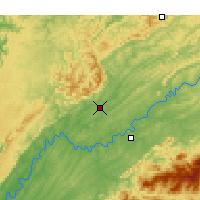 Nearby Forecast Locations - Oak Ridge - Map