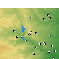 Nearby Forecast Locations - Burnet - Map