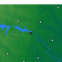 Nearby Forecast Locations - Roanoke Rapids - Map