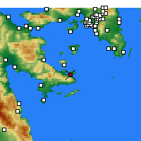 Nearby Forecast Locations - Poros - Map