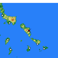Nearby Forecast Locations - Andros - Map