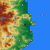 Nearby Forecast Locations - Figueres - Map