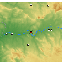 Nearby Forecast Locations - Mérida - Map