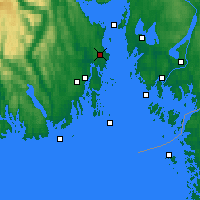 Nearby Forecast Locations - Oseberg - Map