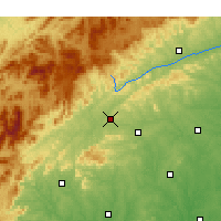 Nearby Forecast Locations - Morganton - Map