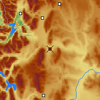 Nearby Forecast Locations - Leleque - Map