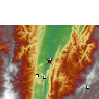Nearby Forecast Locations - La Dorada - Map