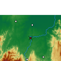 Nearby Forecast Locations - Caucasia - Map