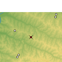 Nearby Forecast Locations - Adamantina - Map
