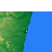 Nearby Forecast Locations - Porto Seguro - Map