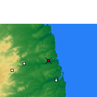 Nearby Forecast Locations - Rio Tinto - Map