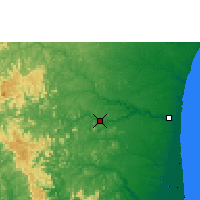 Nearby Forecast Locations - Nova Venécia - Map