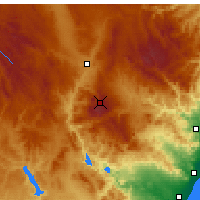 Nearby Forecast Locations - Sierra de Javalambre - Map