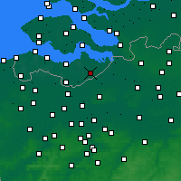 Nearby Forecast Locations - Hulst - Map