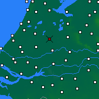 Nearby Forecast Locations - Woerden - Map