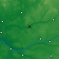 Nearby Forecast Locations - Château-du-Loir - Map