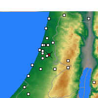 Nearby Forecast Locations - Lod - Map