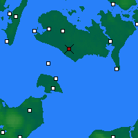 Nearby Forecast Locations - Rødby - Map