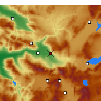 Nearby Forecast Locations - Pamukkale - Map