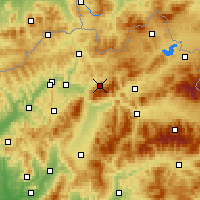 Nearby Forecast Locations - Terchová - Map
